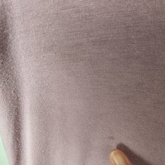 EUC AMERICAN EAGLE SOFT & SEXY DOUBLE V NECK LACED MAUVE TOP SIZE M - Picture 11 of 13